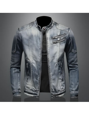 Veste en Jean pour Homme RetroStyle® au Design Vintage Le MVP de beaucoup