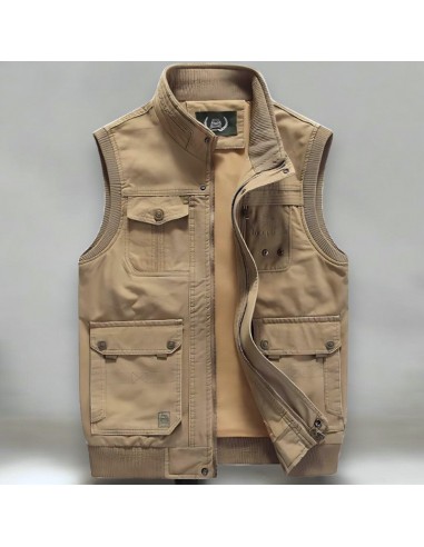 Simon - Gilet Vintage Multi-Poches le concept de la Pate a emporter 