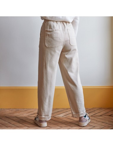 Merci - Pantalon en coton - Craie ouvre sa boutique