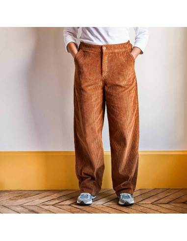 Merci - Pantalon en velours côtelé - Camel Comment ça marche