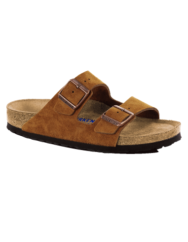 Birkenstock - Sandales Lit de pied souple Arizona - Marron vente chaude votre 