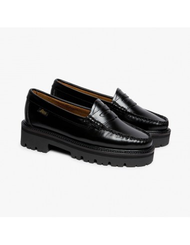 GH Bass - Mocassins Weejuns Superlug Penny - Noir en stock