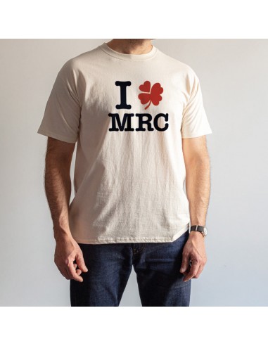 Merci - T-Shirt I ❤️ MRC - Écru Profitez des Offres !