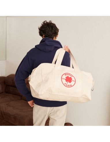 Merci - Sac Weekender en canvas - Naturel en stock