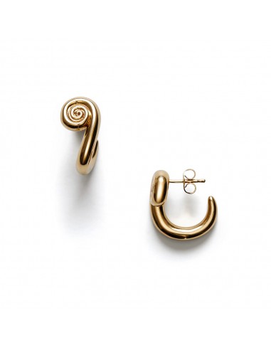 Anni Lu - Boucles d'oreilles Swirl - Or plus qu'un jeu 