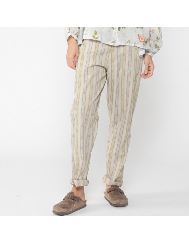 Bsbee - Pantalon Pasco - Beige le des métaux précieux