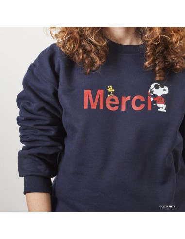 Peanuts x Merci - Sweat Merci - Marine de votre