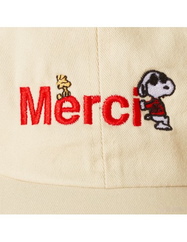 Peanuts x Merci - Casquette Merci - Ecru outlet