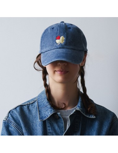 Merci - Casquette Trèfle - Bleu pas chere